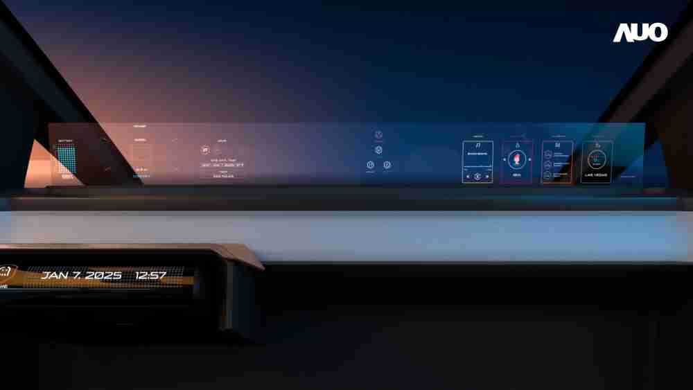 尊时凯龙无界透明显示接口(Horizon Image Glass)透过车运算方案整合仪表板、、、、中控台及副驾显示器，，，一体式全景呈现，，提供乘用者清晰的前方视野、、行车必要信息与娱乐功能