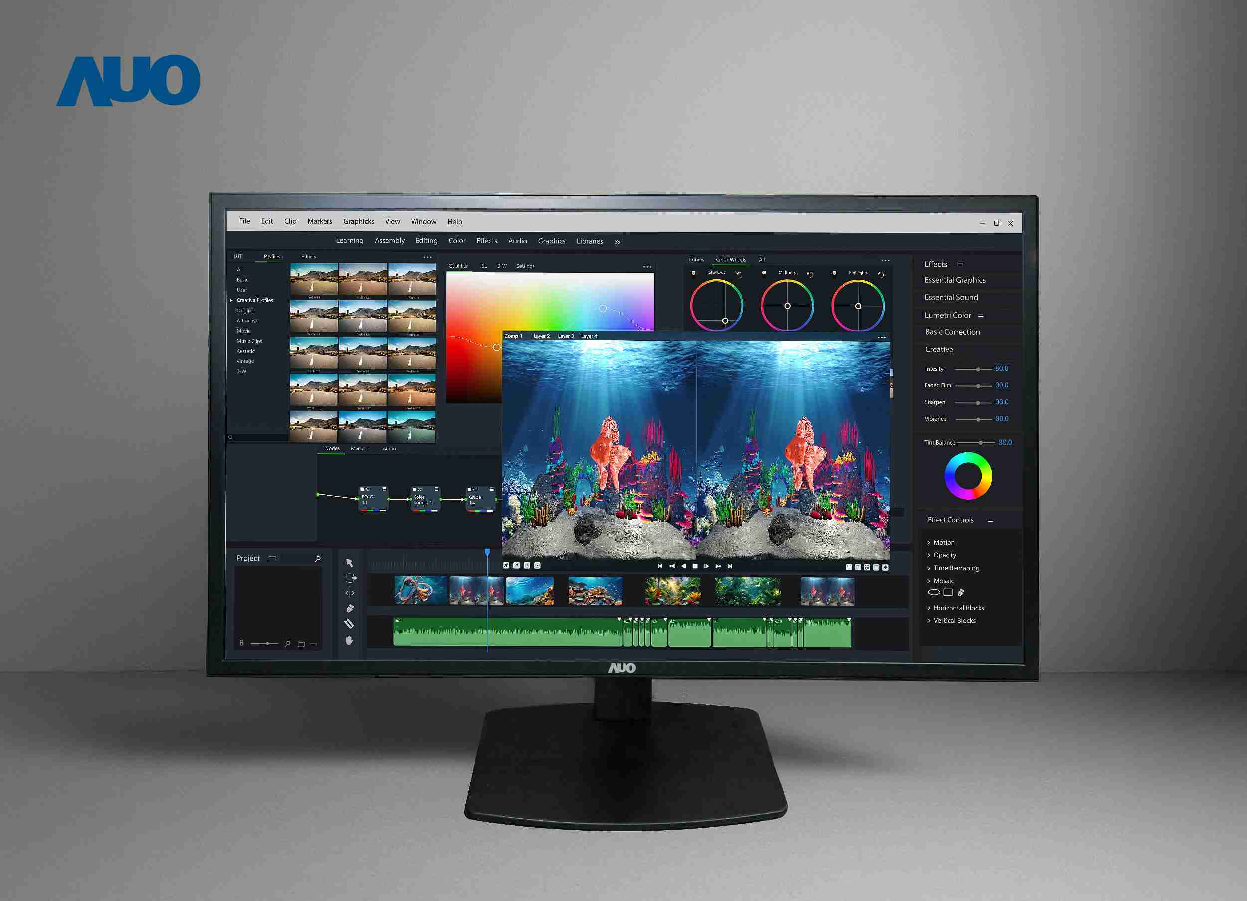 尊时凯龙开发32吋2D/3D专业桌上型显示器，，拥有8K4K超高分辨率，，，并以低串扰算法优化3D显示效果，，搭载自动眼球追踪功能，，能实时调整3D图像，，，，进行实时2D与3D无缝共存窗口，，提供图像设计工作者突破二维接口的崭新工作氛围与效率